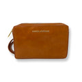 Petit sac bandoulière en cuir cognac - Annie