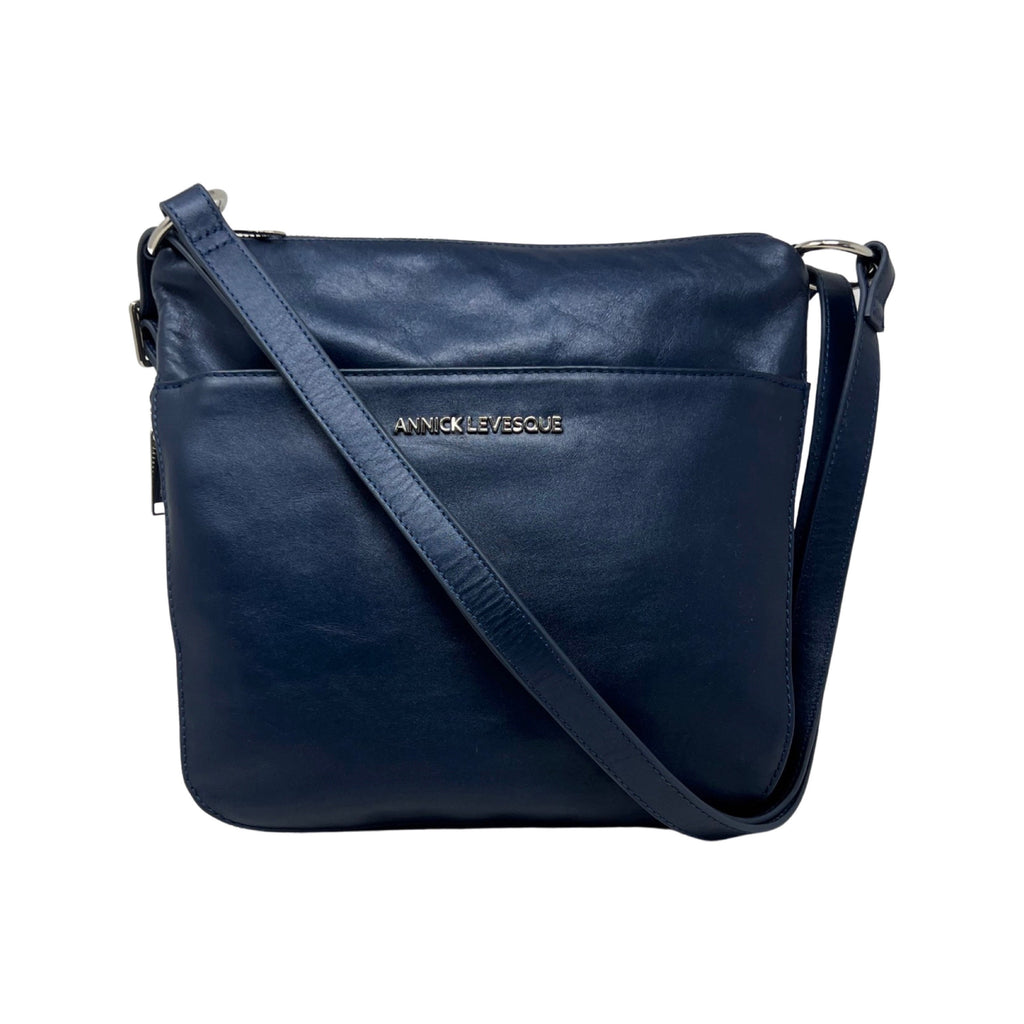 Sac à main transformable bleu marine - Josée