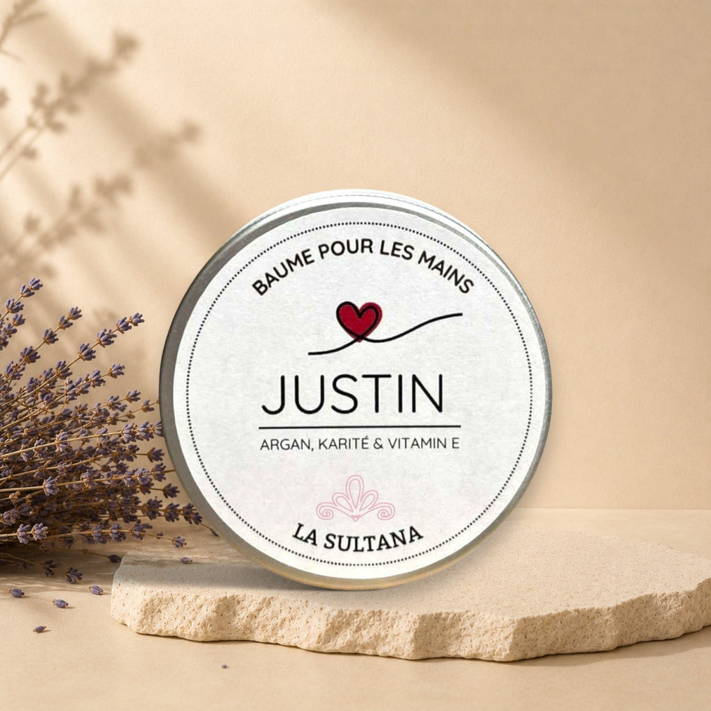 Baume pour les mains JUSTIN argan, karité & bergamote