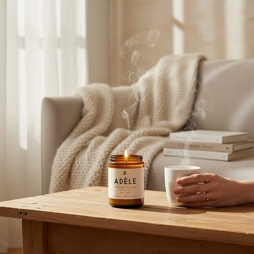 Bougie de soya ADÈLE cannelle et sucre brun