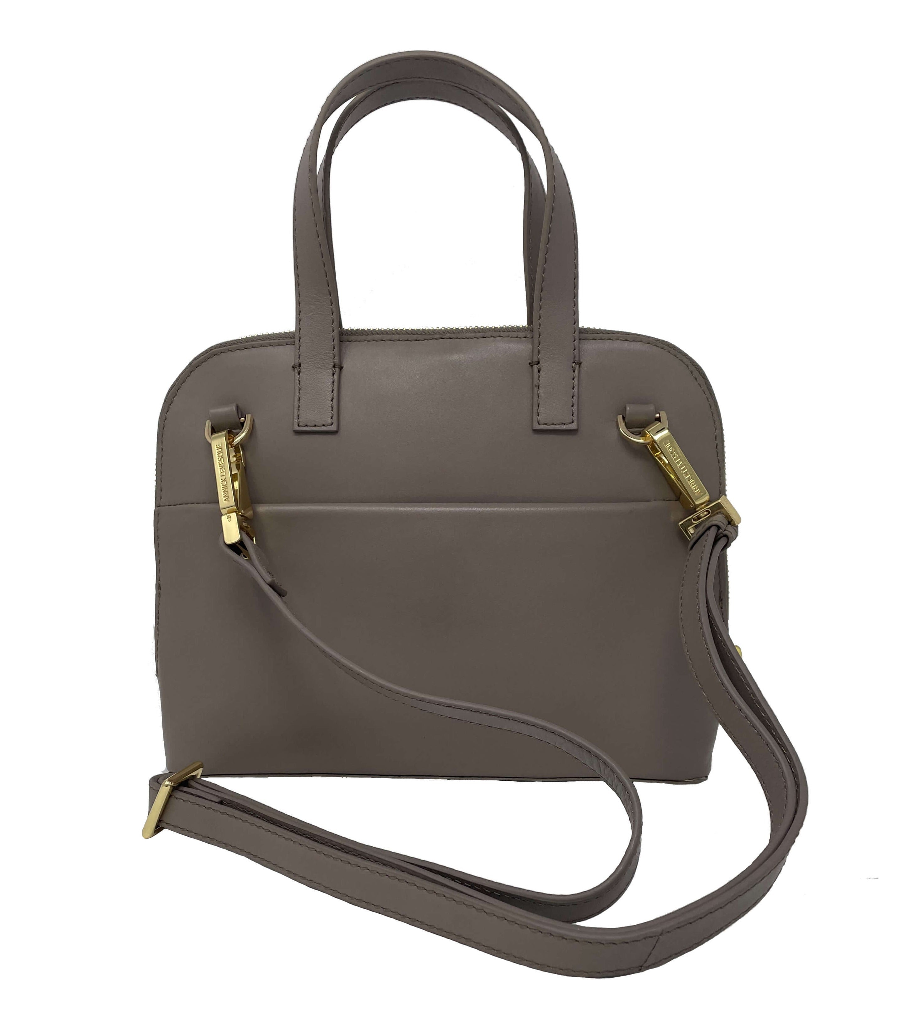 Sac à main en cuir Taupe | Justine