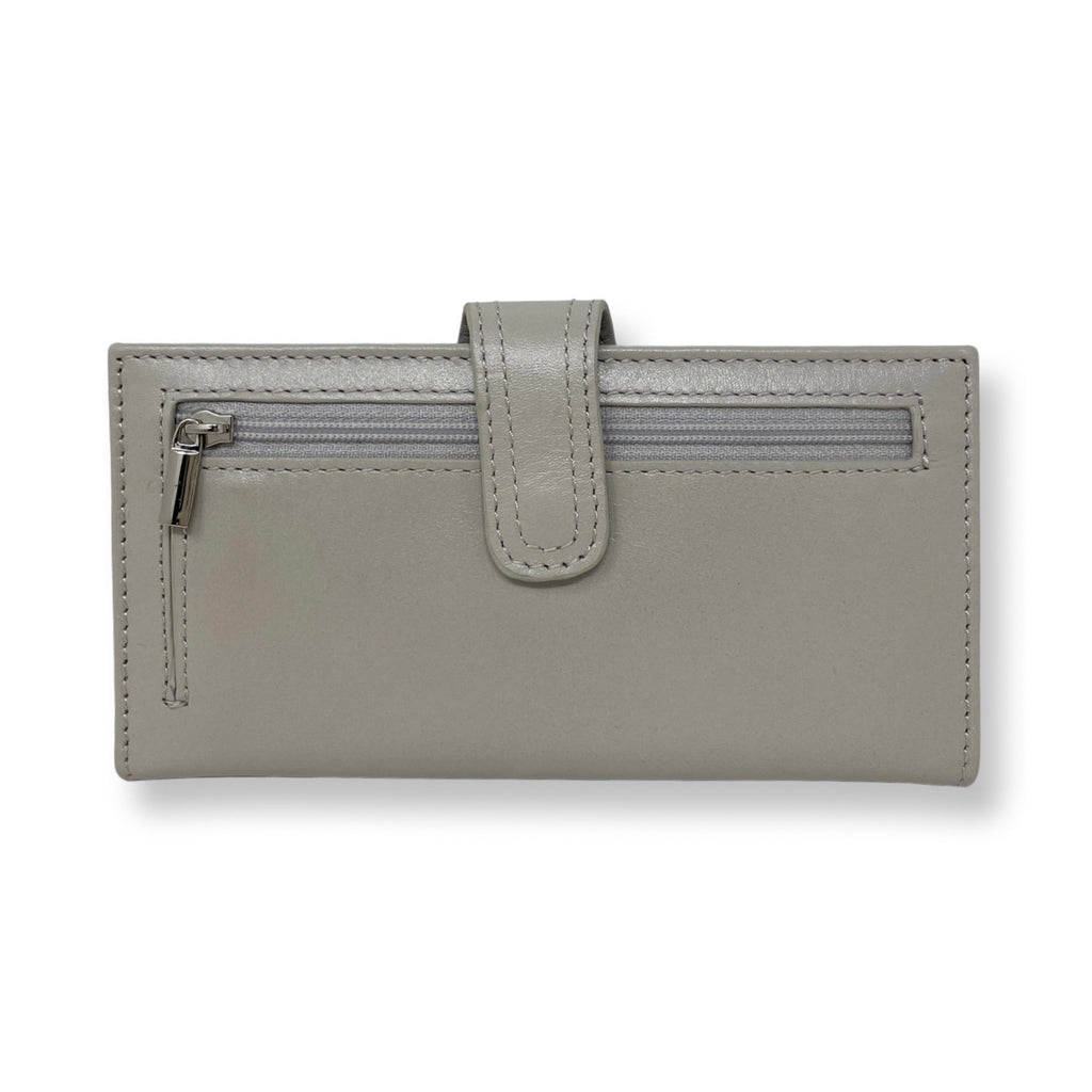 Petit portefeuille en cuir perlé - Denise