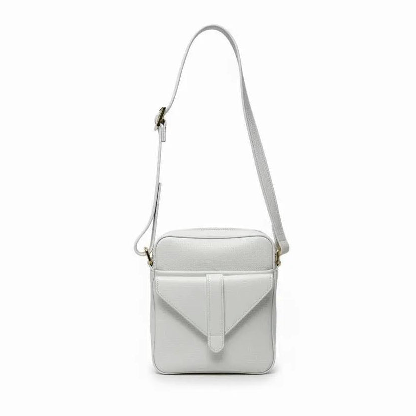 Petit sac en cuir blanc — Nadine