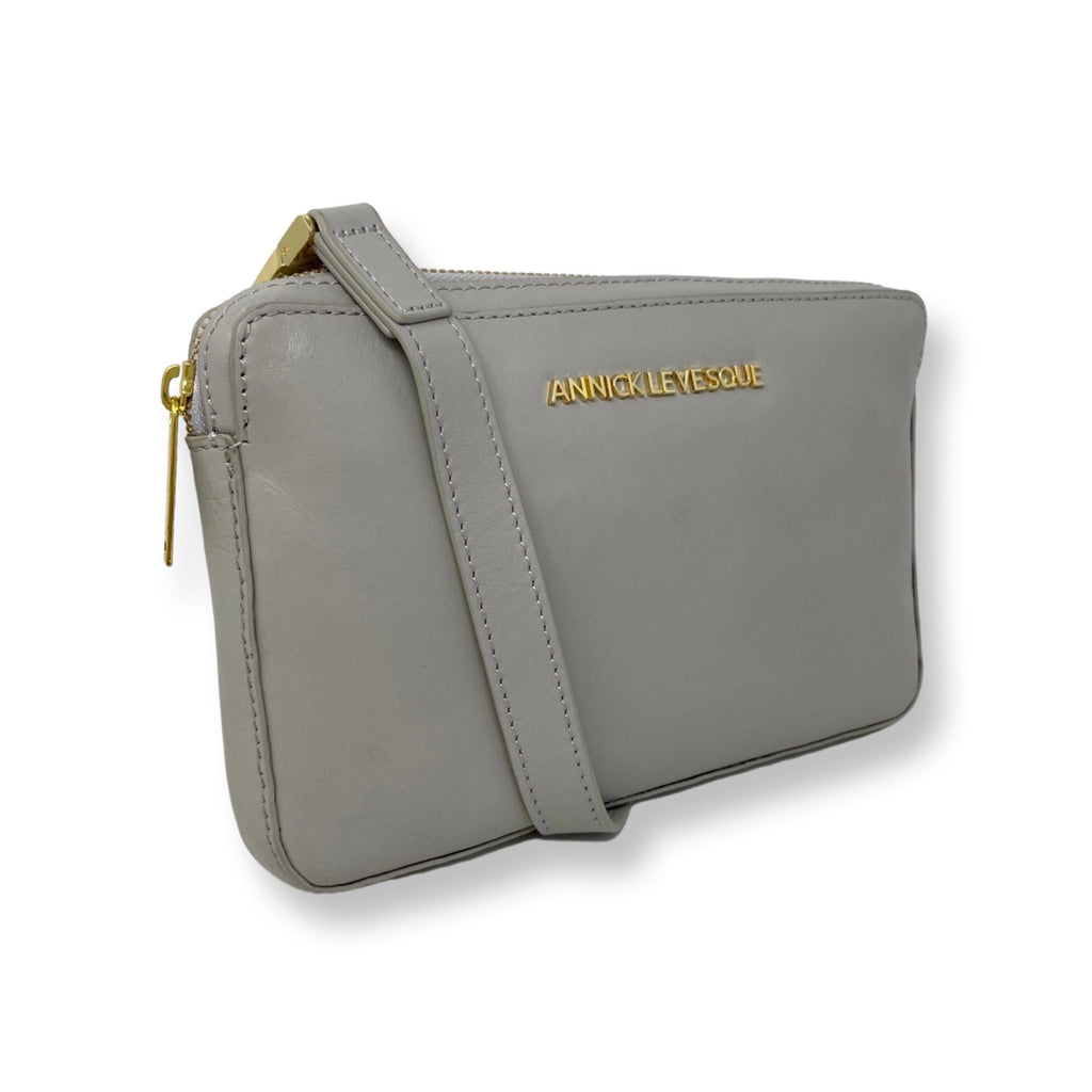 Petit sac bandoulière en cuir perlé - Annie