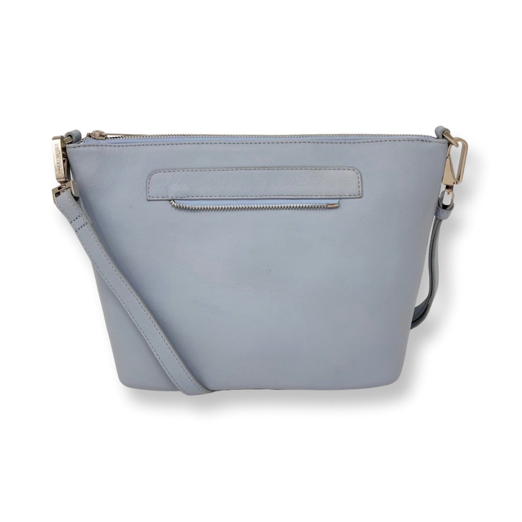 Sac à Main en Cuir Bleu Poudre, 2-en-1 | Lina