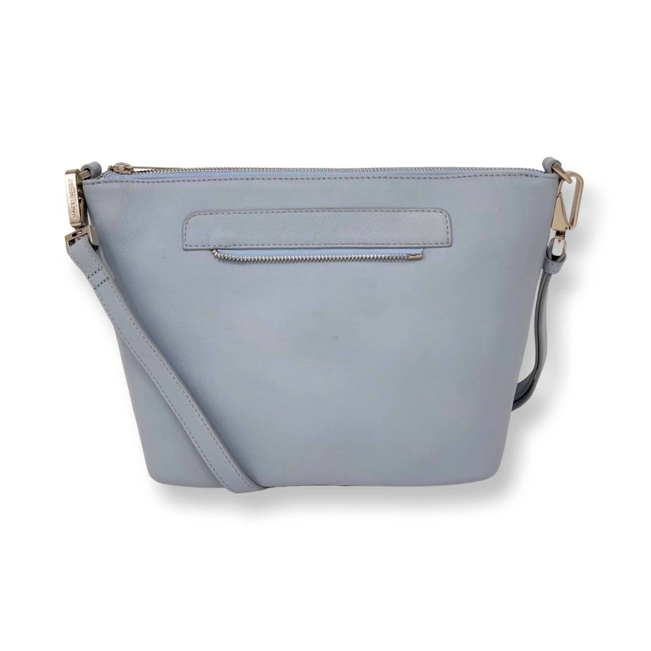 Sac à Main en Cuir Bleu Poudre, 2-en-1 | Lina
