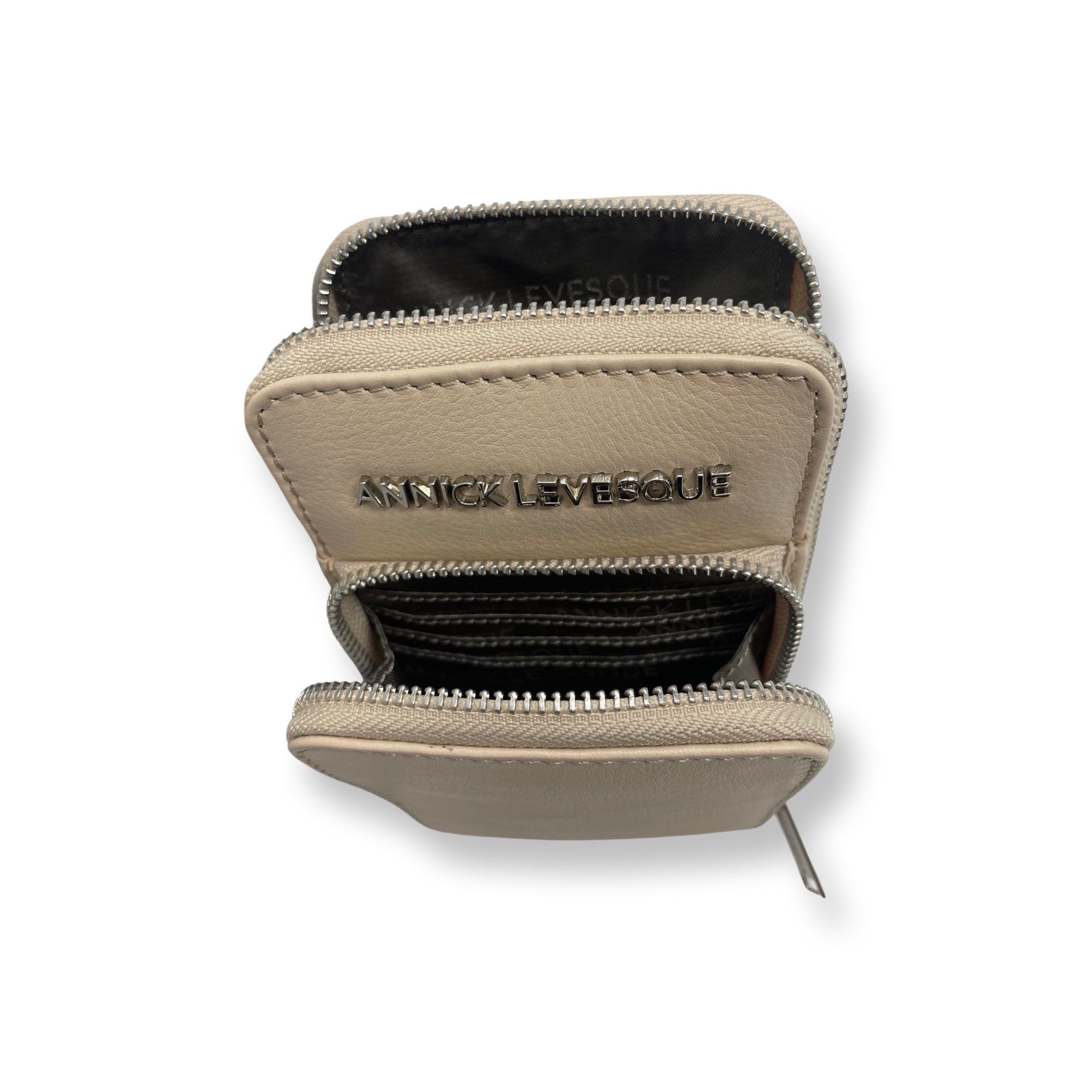 Petit Sac à bandoulière en Cuir Beige | Marie-Josée