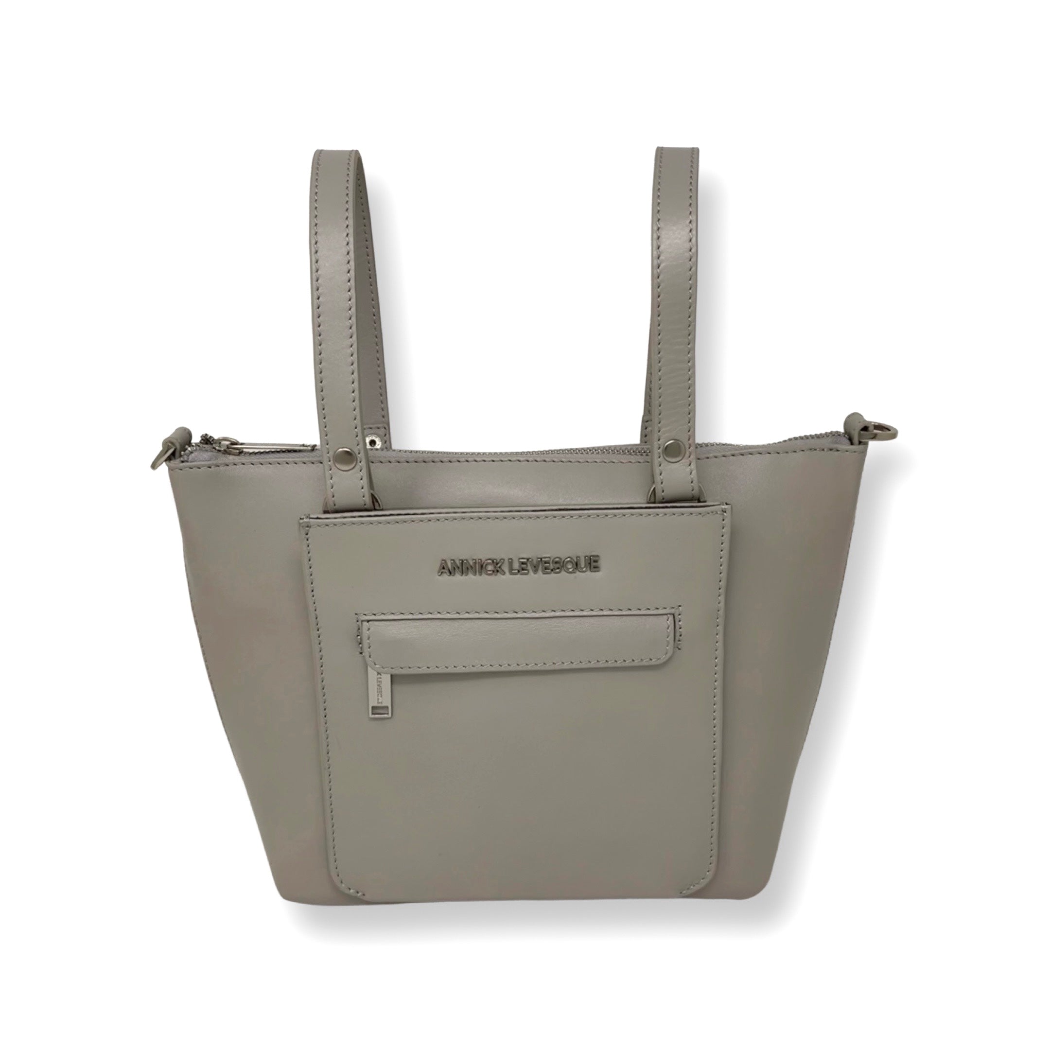 Sac à Main en Cuir véritable Perlé, Lina