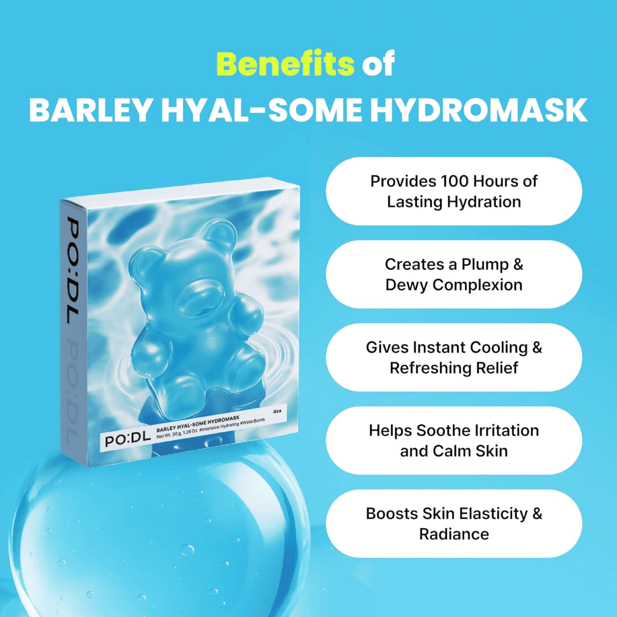 PO:DL Barley Hyal-Some HydroMask 36g