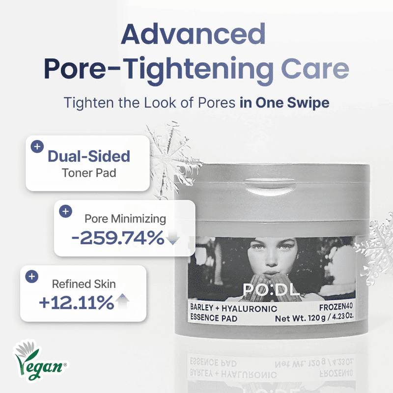 PO:DL Barley Hyaluronic Frozen40 Essence Pads 120g / 70pcs