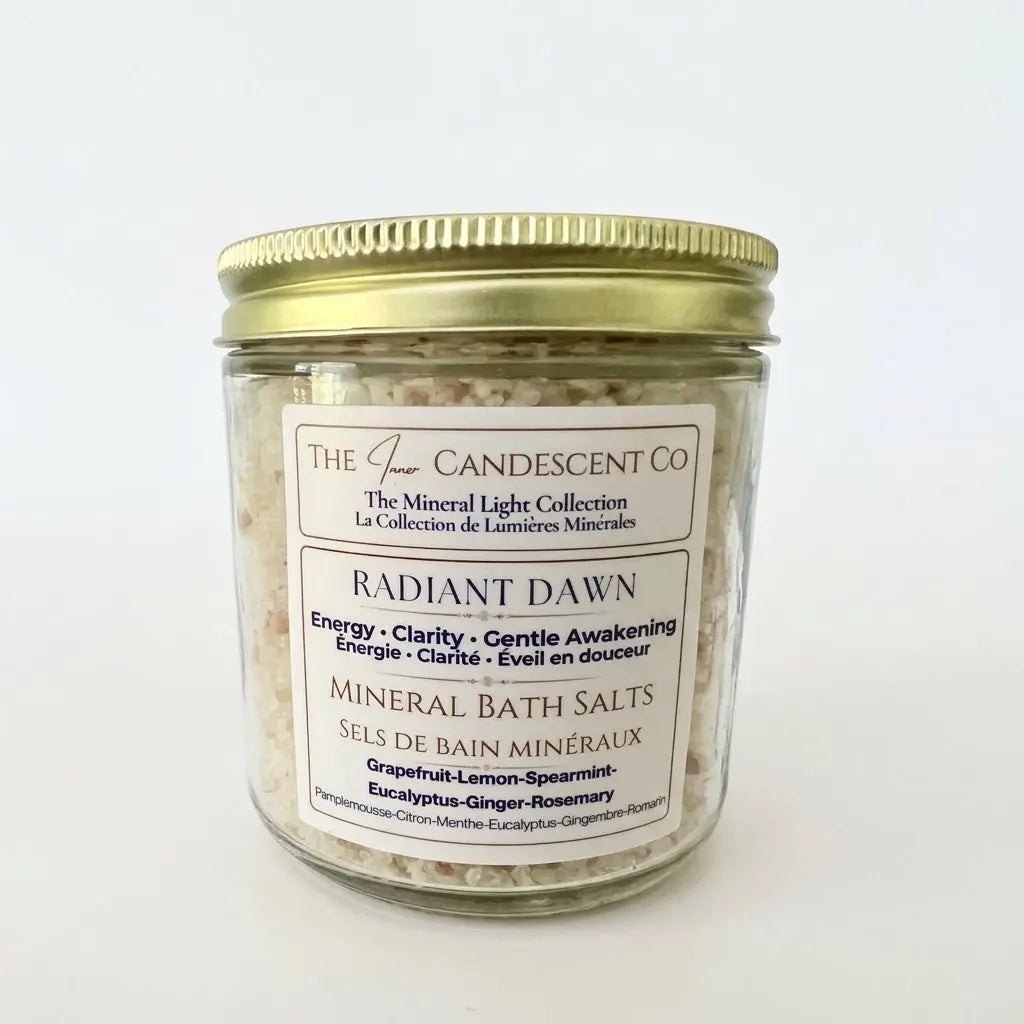 RADIANT DAWN | Energizing magnesium & mineral rich bath salts | Foot soaks
