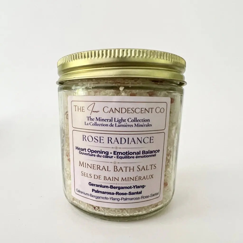 ROSE RADIANCE | Floral magnesium & mineral rich bath salts | Foot soaks