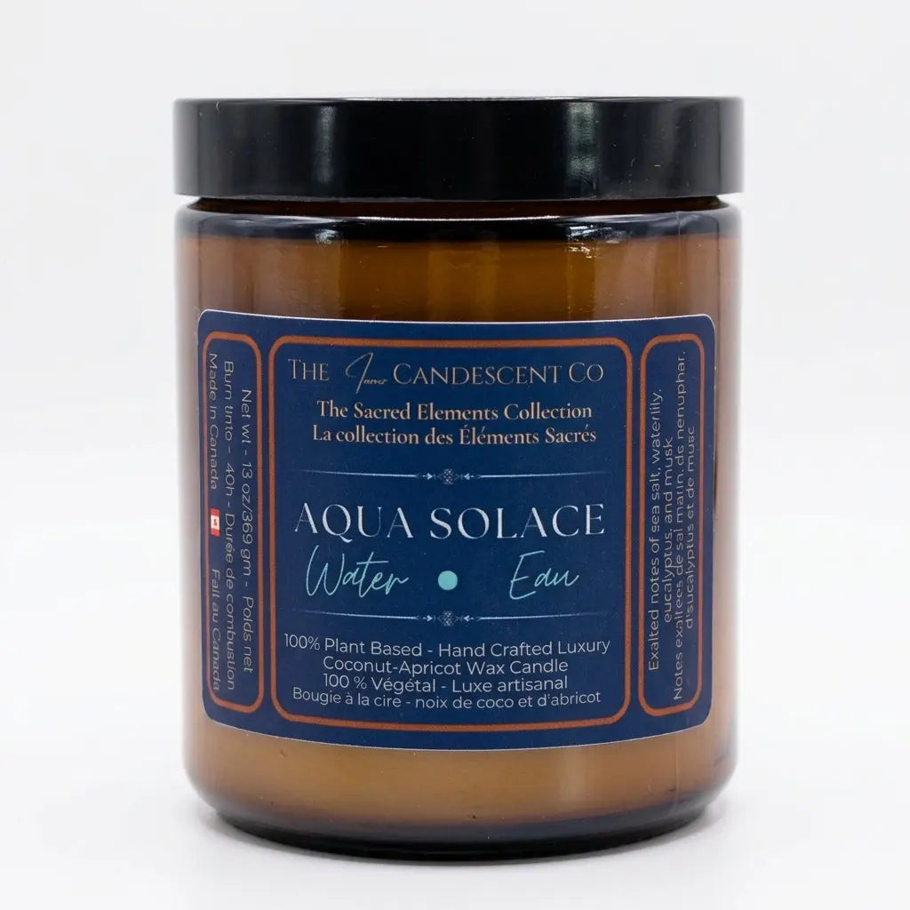 SACRED ELEMENTS COLLECTION | 5 luxury coconut apricot wax candle gift set