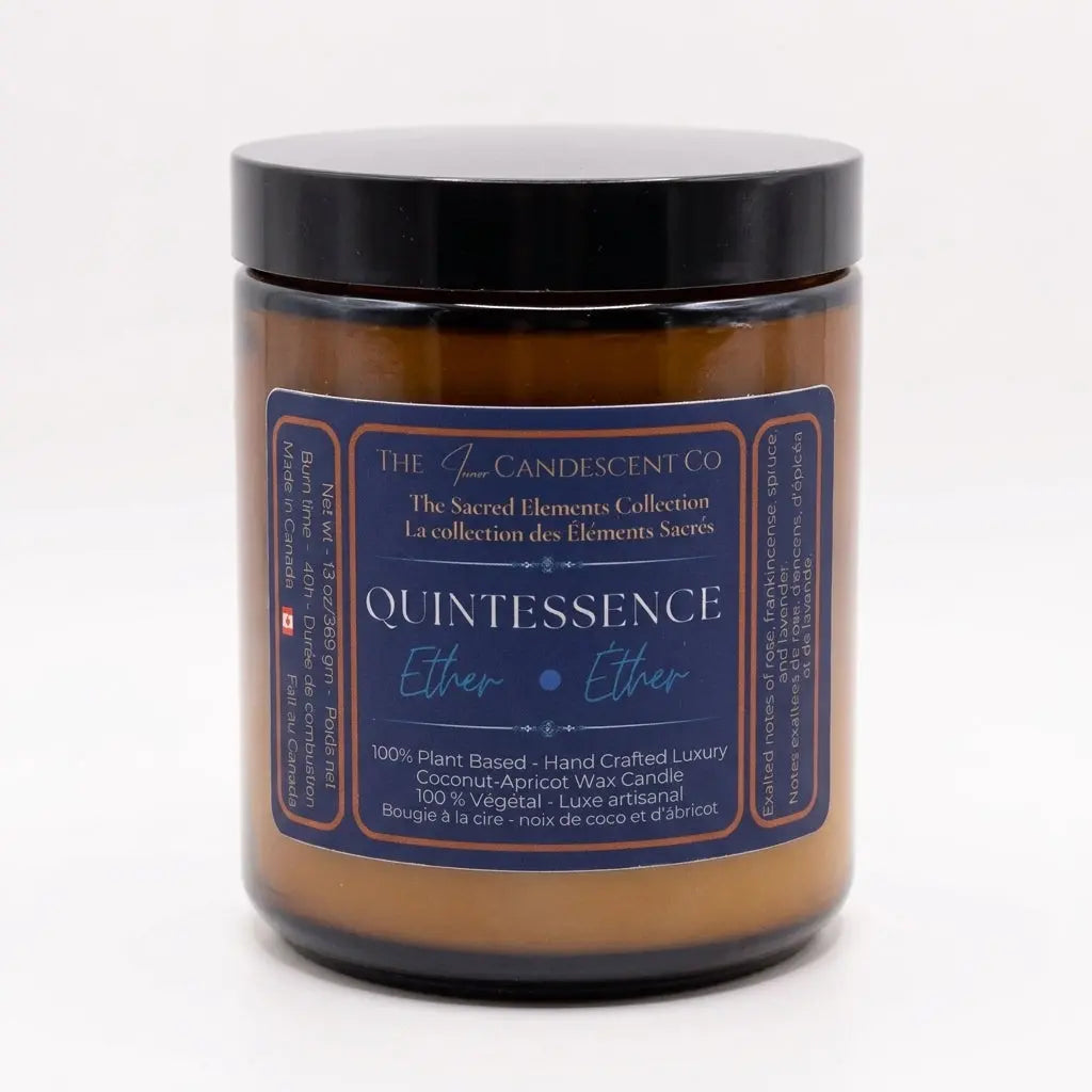 QUINTESSENCE — ETHER ELEMENT | Luminous luxury coconut apricot wax candle