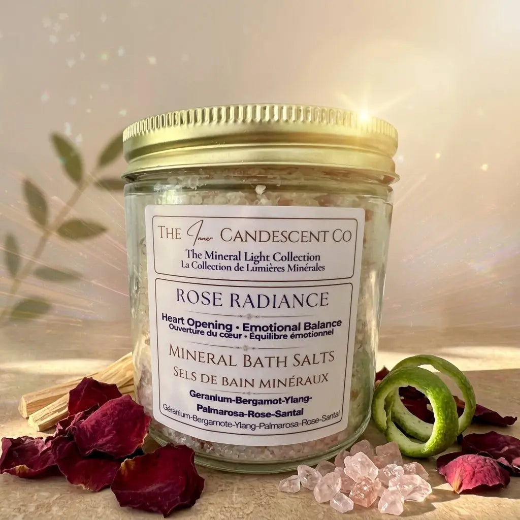 ROSE RADIANCE | Floral magnesium & mineral rich bath salts | Foot soaks