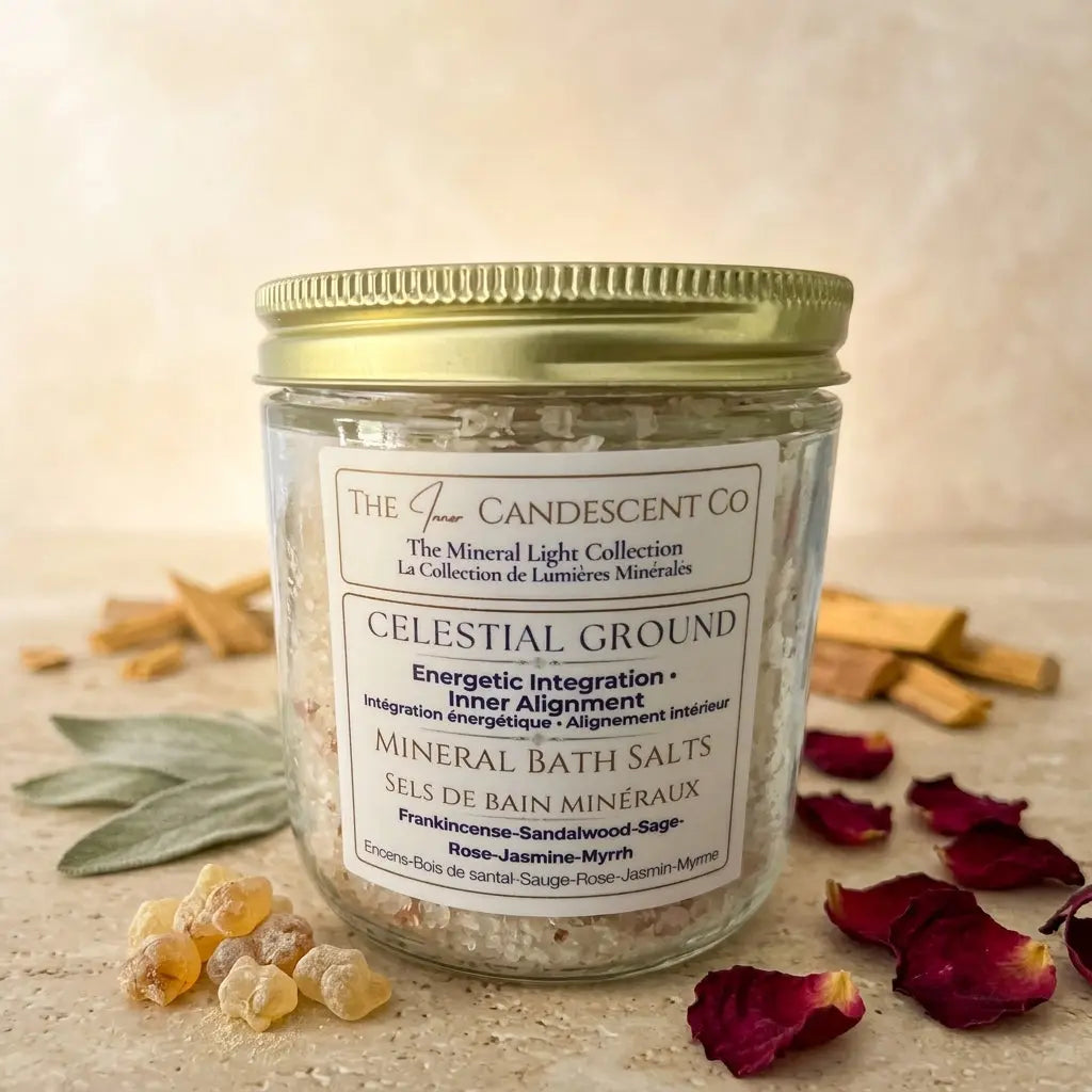 CELESTIAL GROUND | Grounding magnesium & mineral rich bath salts | Foot soaks