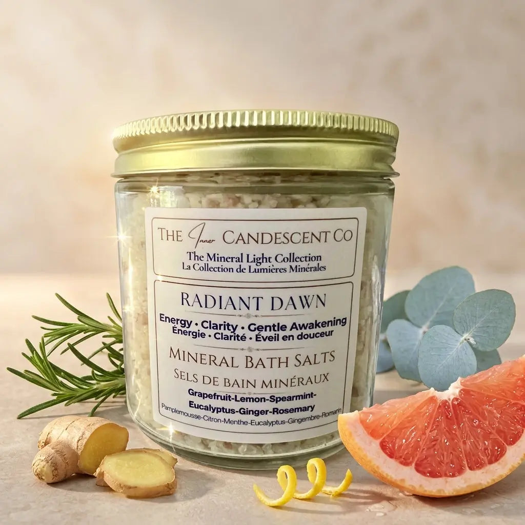 RADIANT DAWN | Energizing magnesium & mineral rich bath salts | Foot soaks