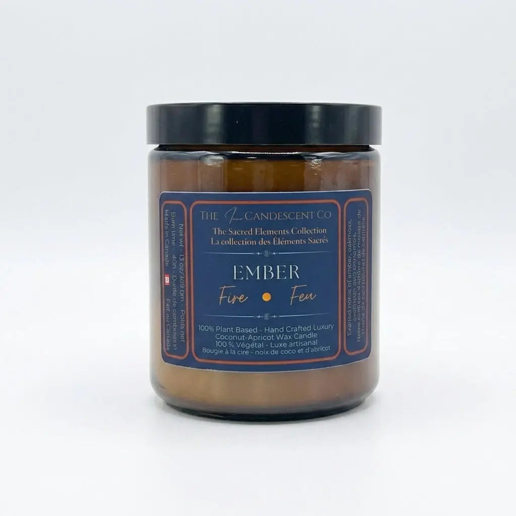 SACRED ELEMENTS COLLECTION | 5 luxury coconut apricot wax candle gift set