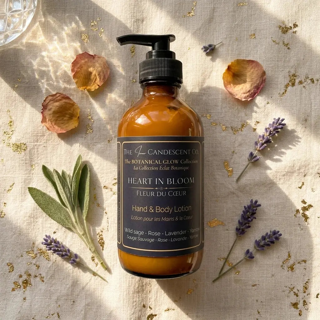 HEART IN BLOOM | Soft floral luxury hand and body lotion