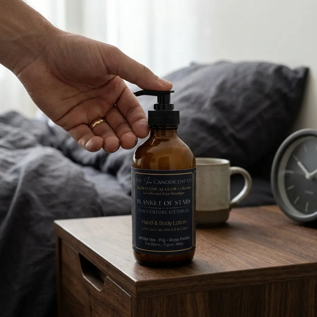 BLANKET OF STARS | White tea, fig & rose luxury hand and body lotion