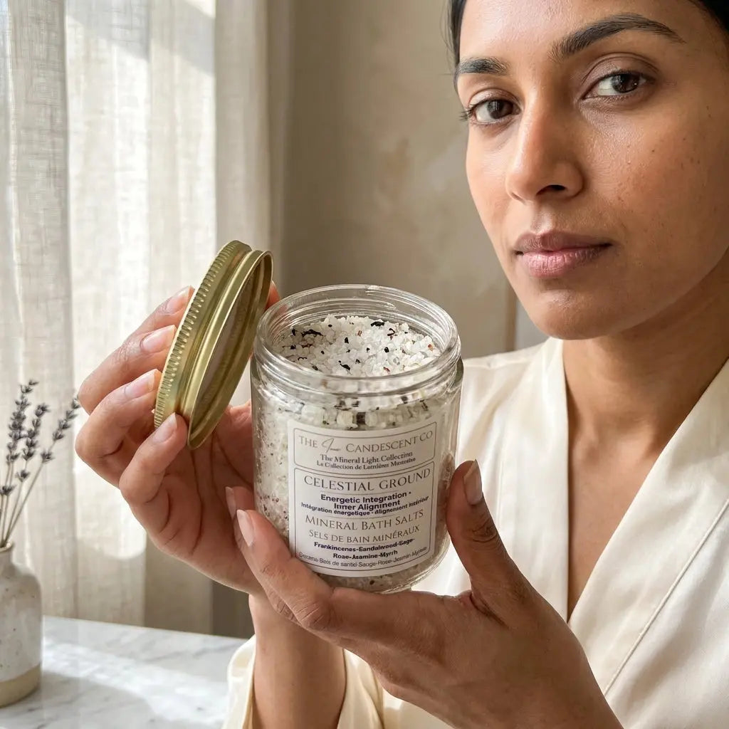 CELESTIAL GROUND | Grounding magnesium & mineral rich bath salts | Foot soaks