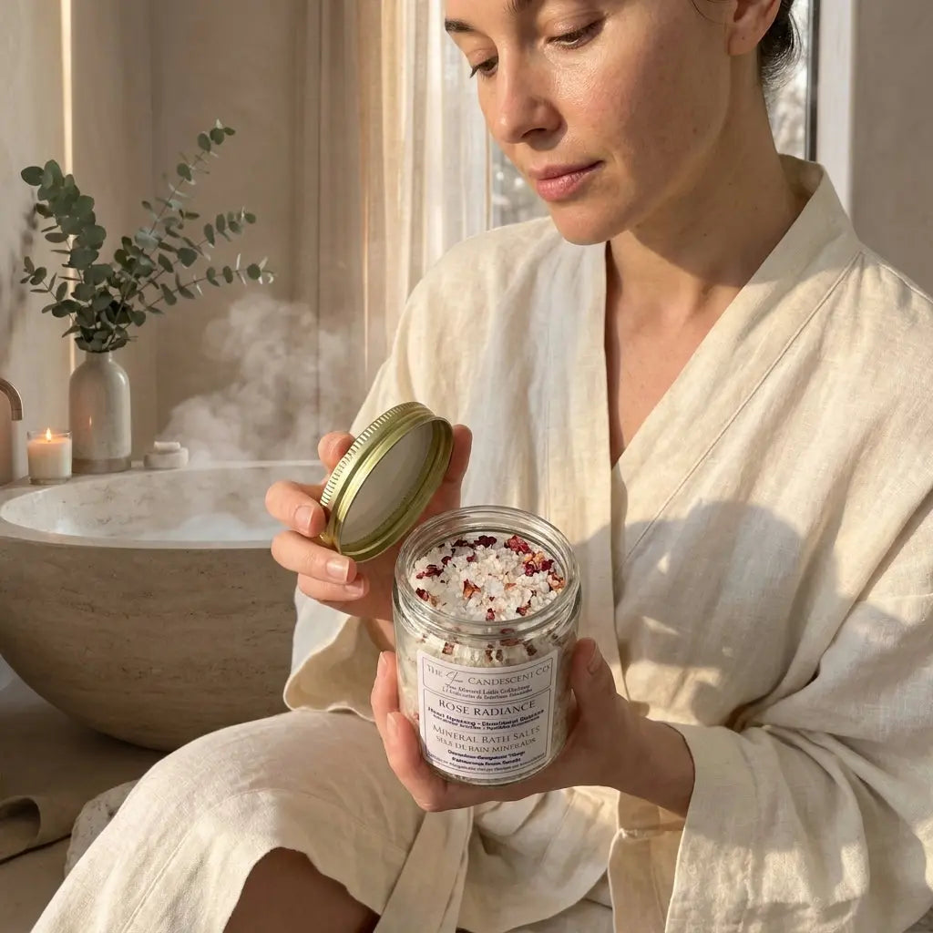 ROSE RADIANCE | Floral magnesium & mineral rich bath salts | Foot soaks