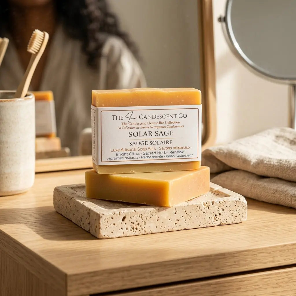 Solar Sage | Citrus Herbal Essential Oil Handmade Soap Bar