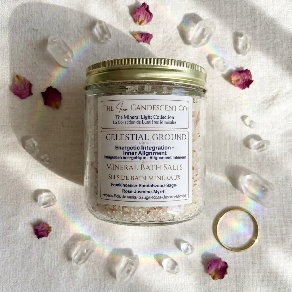 CELESTIAL GROUND | Grounding magnesium & mineral rich bath salts | Foot soaks