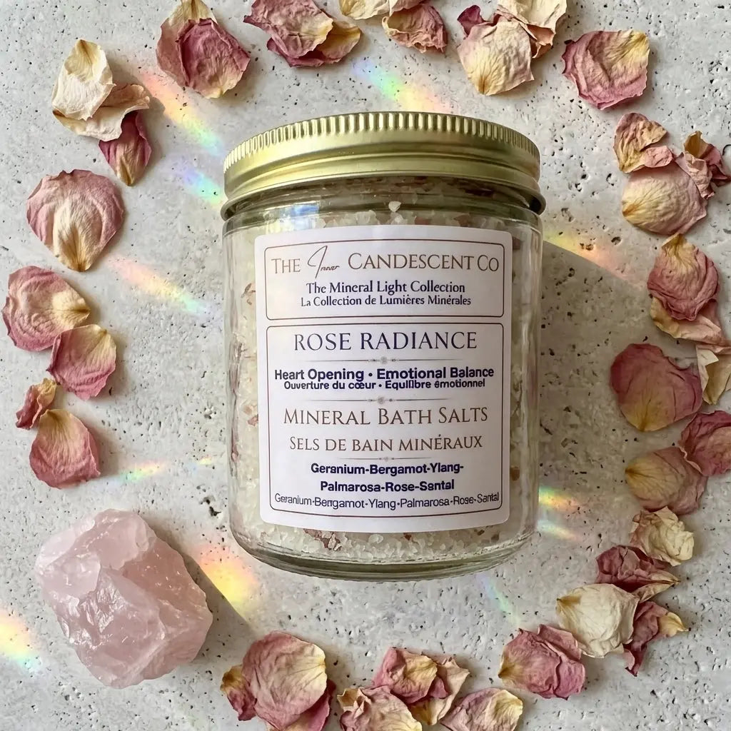 ROSE RADIANCE | Floral magnesium & mineral rich bath salts | Foot soaks