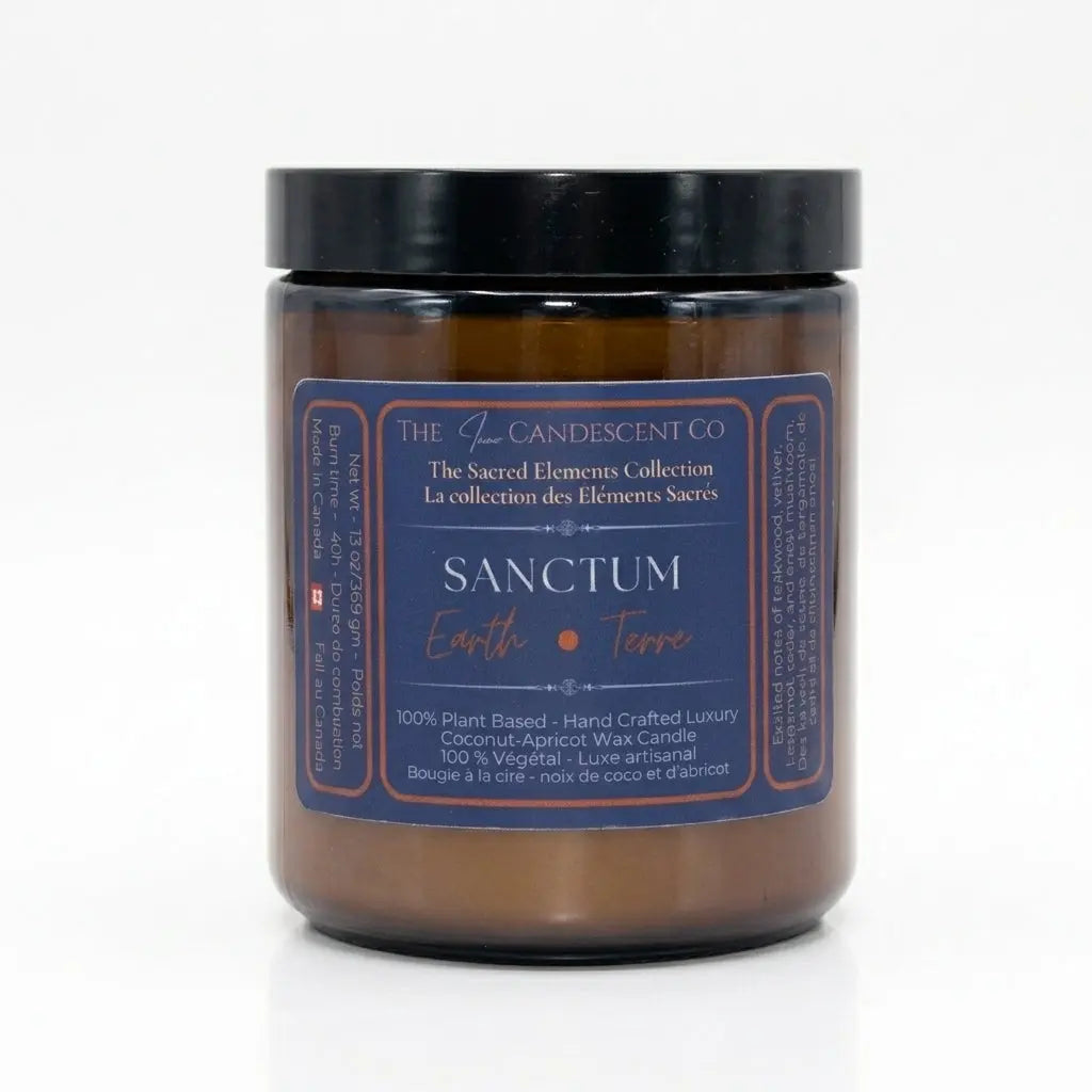 SACRED ELEMENTS COLLECTION | 5 luxury coconut apricot wax candle gift set