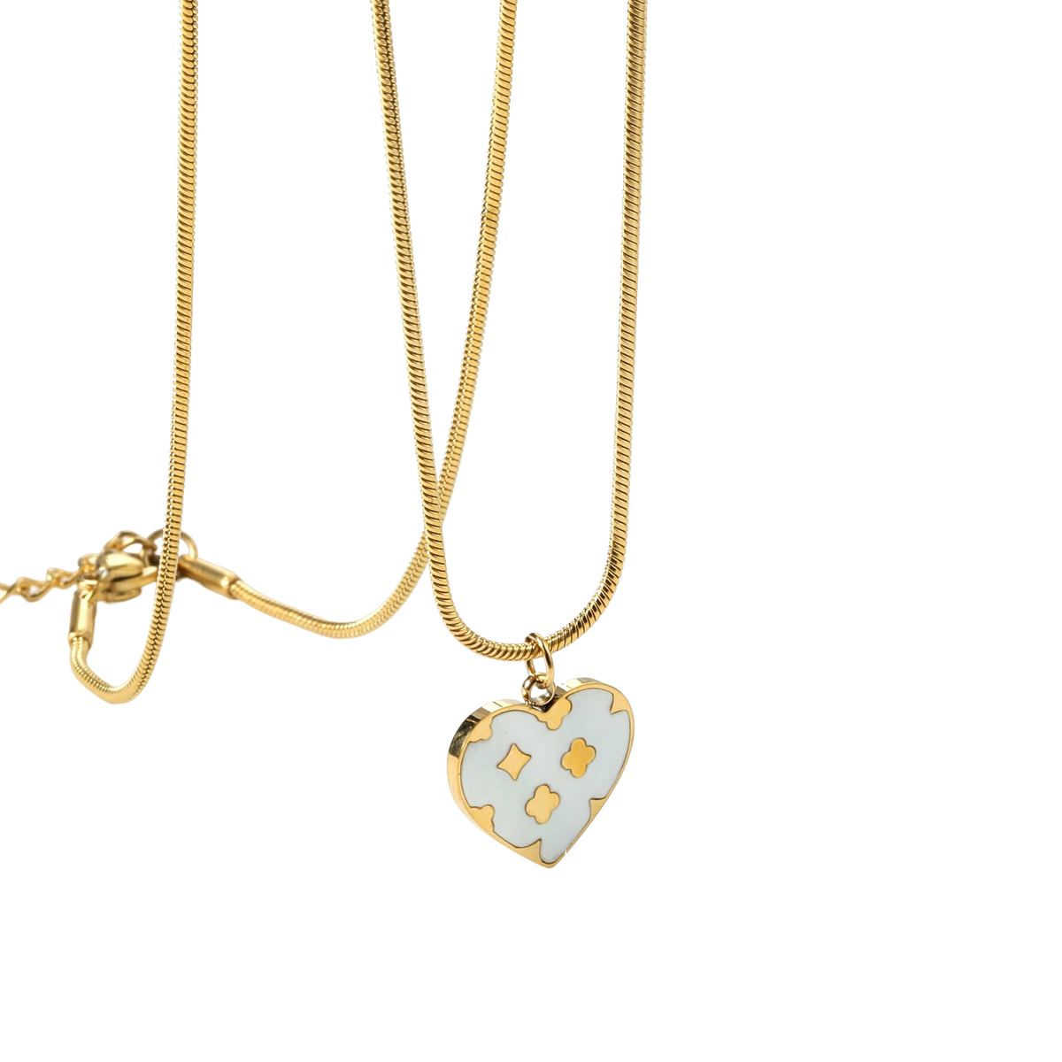 Lucky Heart Shell Pendant