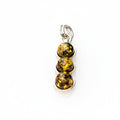 Forest Ray Pendant — Baltic Amber & Sterling Silver