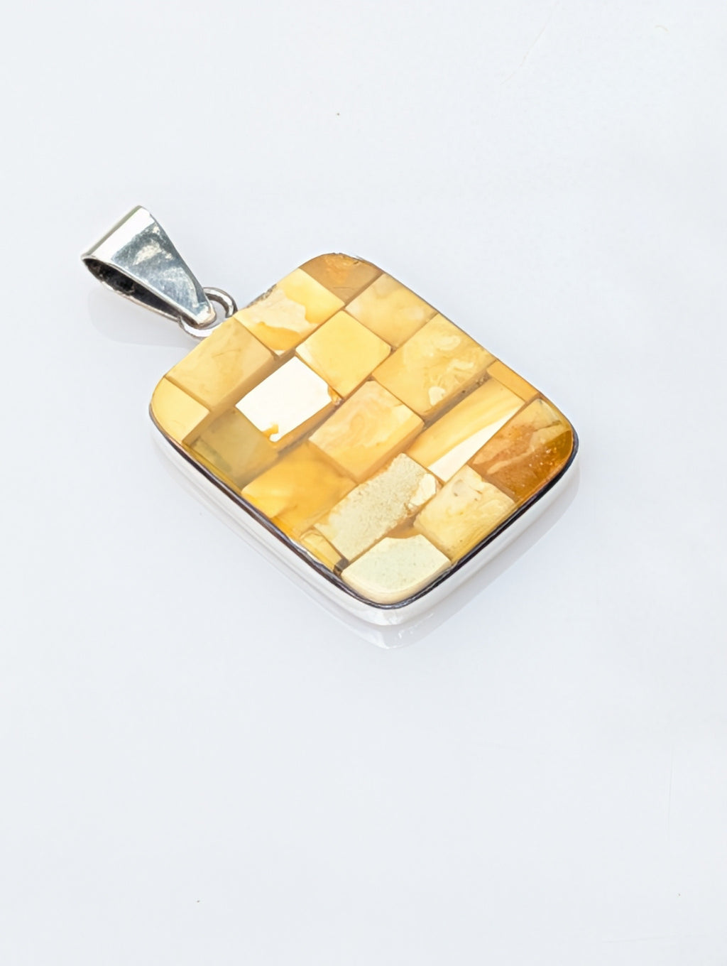 Temple of Light Pendant — Baltic Amber & Sterling Silver
