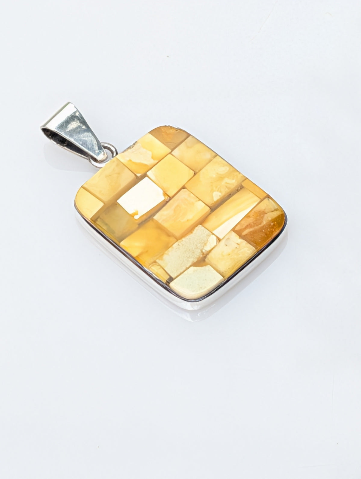 Temple of Light Pendant — Baltic Amber & Sterling Silver