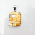 Temple of Light Pendant — Baltic Amber & Sterling Silver