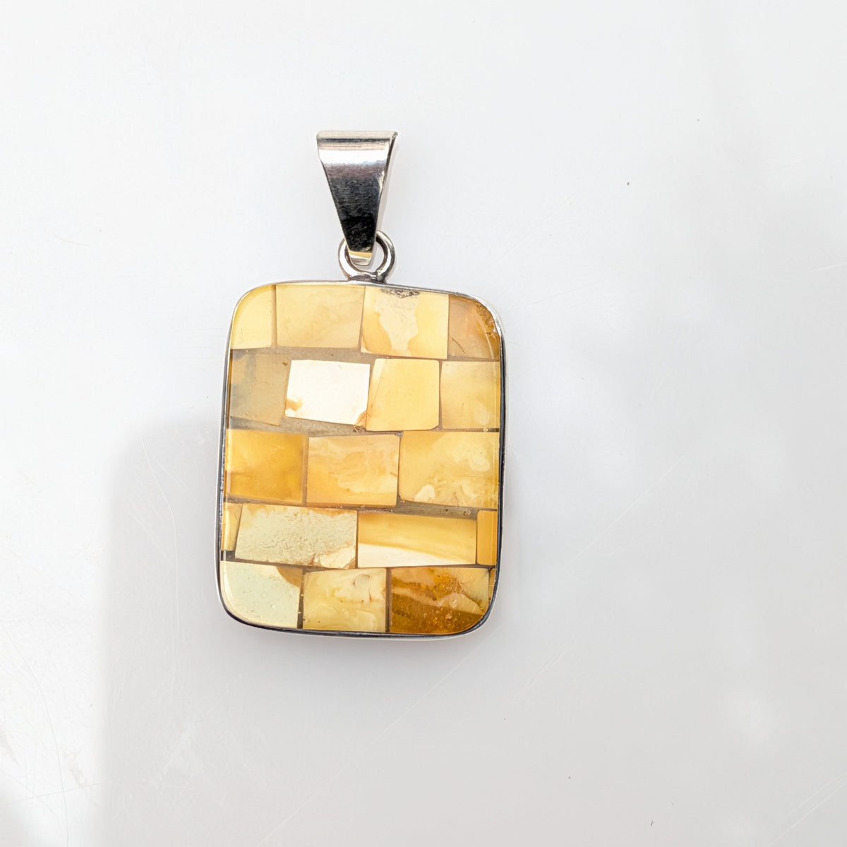 Temple of Light Pendant — Baltic Amber & Sterling Silver