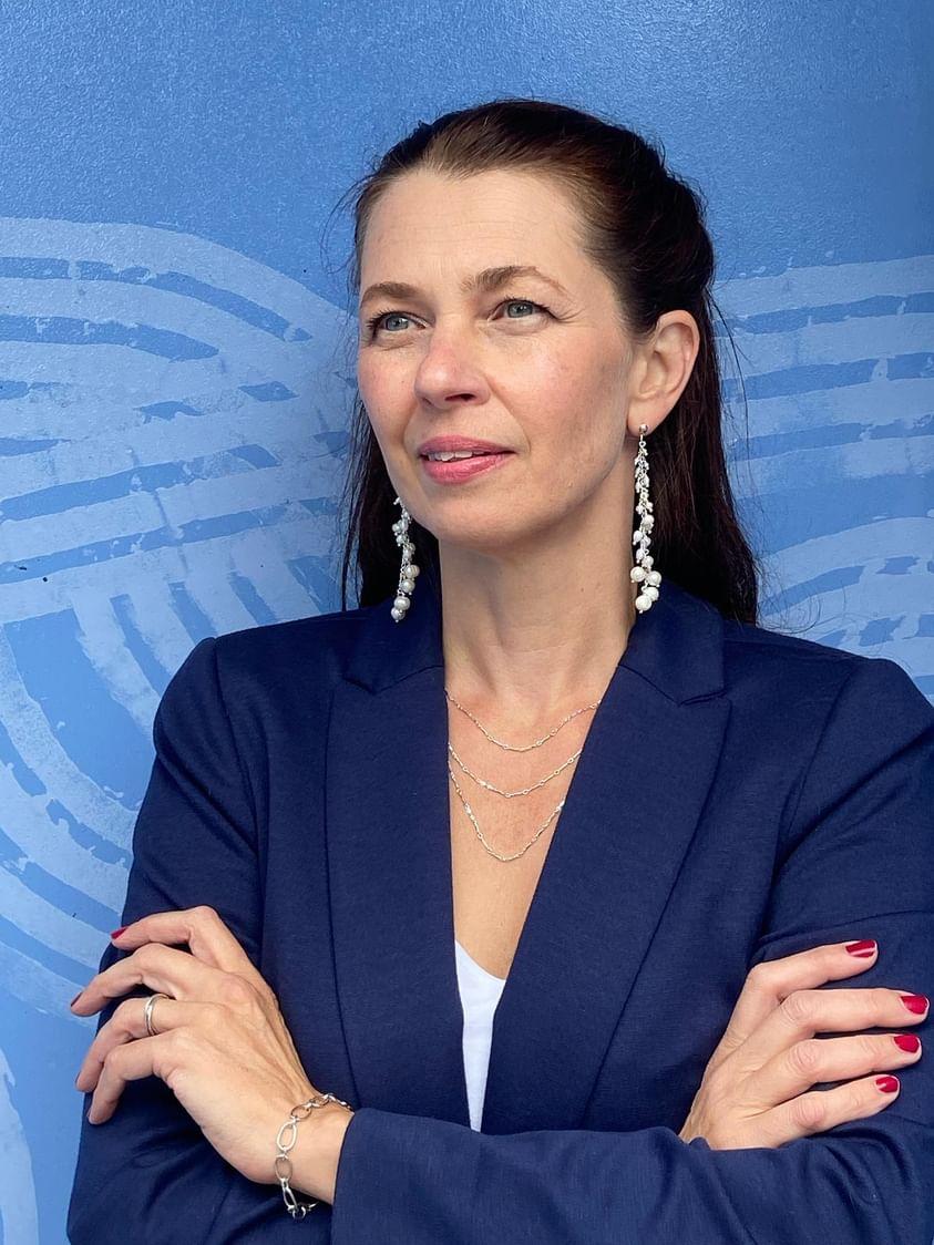 Long Pearl Drop Earrings — Sterling Silver