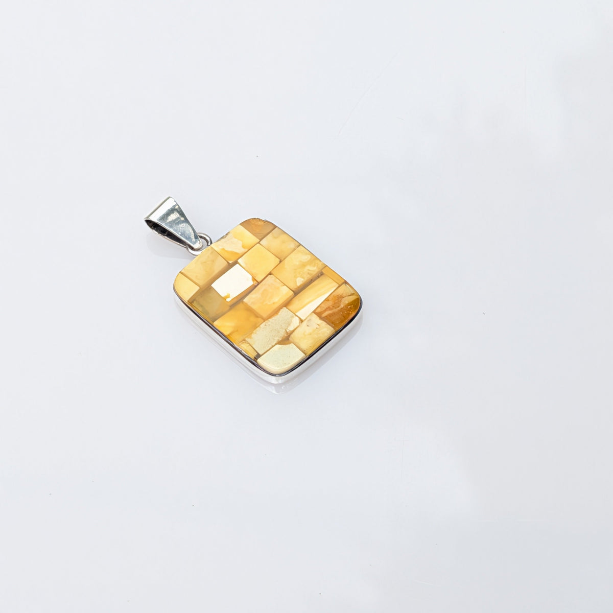 Temple of Light Pendant — Baltic Amber & Sterling Silver