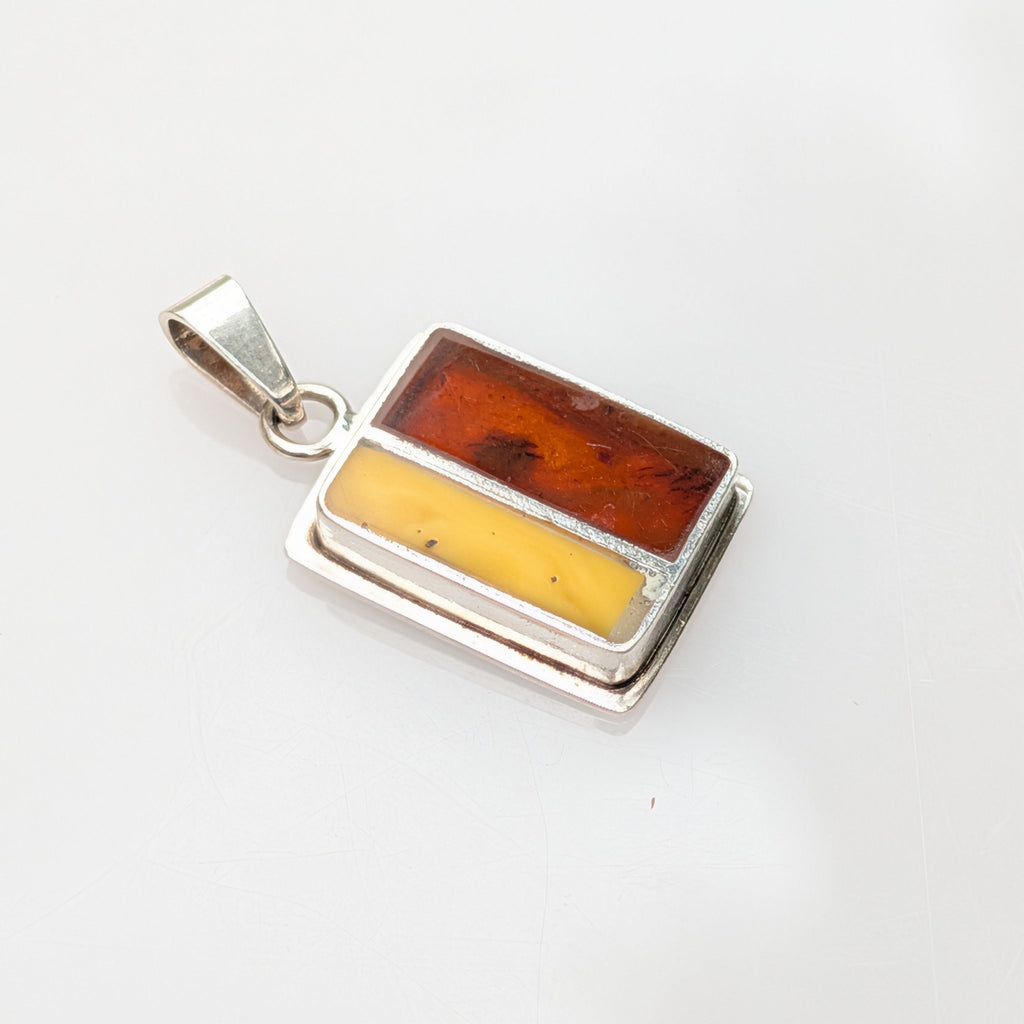 Daybreak Pendant — Baltic Amber & Sterling Silver