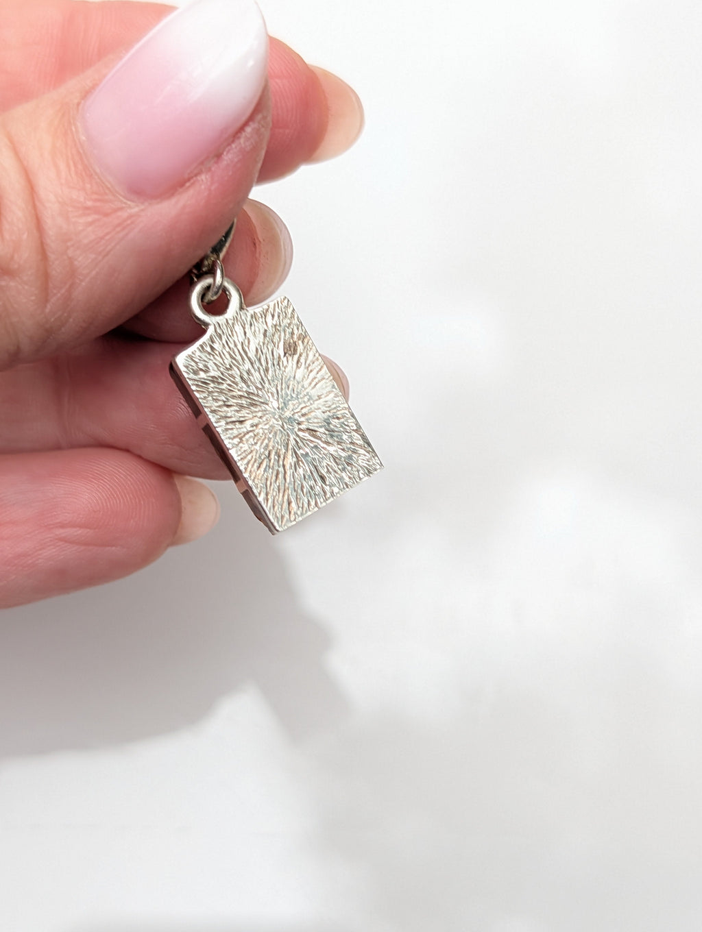 Golden Axis Pendant — Baltic Amber & Sterling Silver