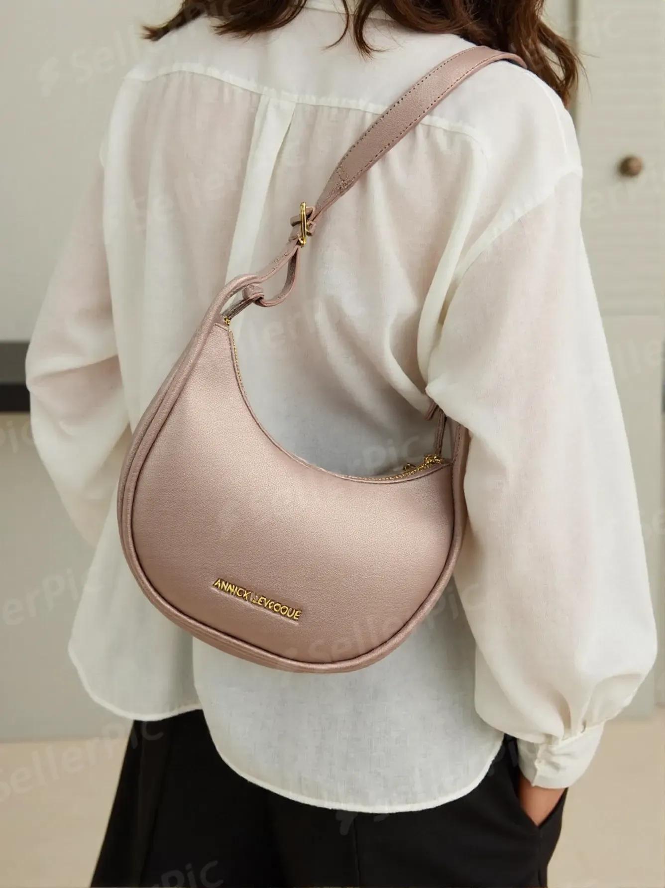 Sac à bandoulière rose platine - Sabrina