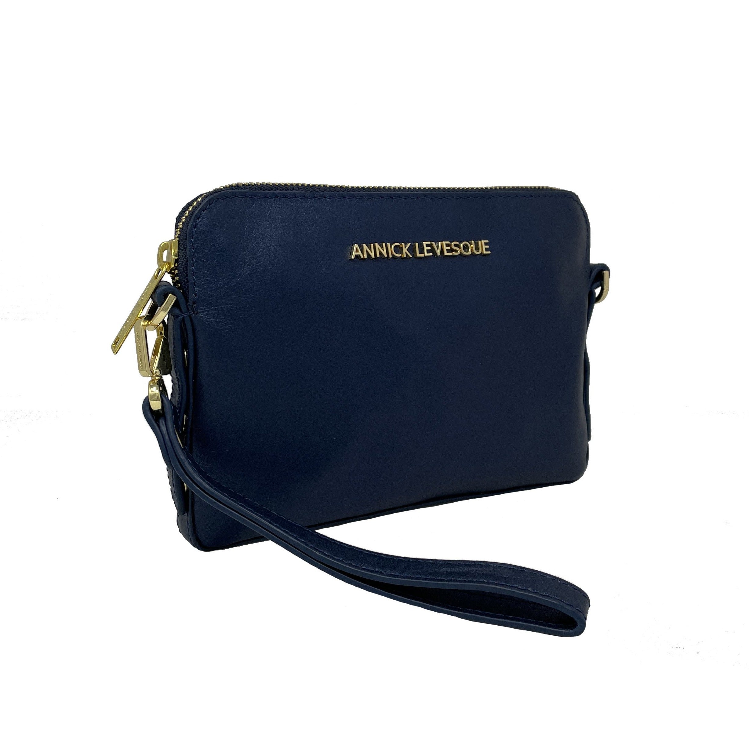 Sac à main deux en un, bleu Marine | Clarence - PRÉCOMMANDE