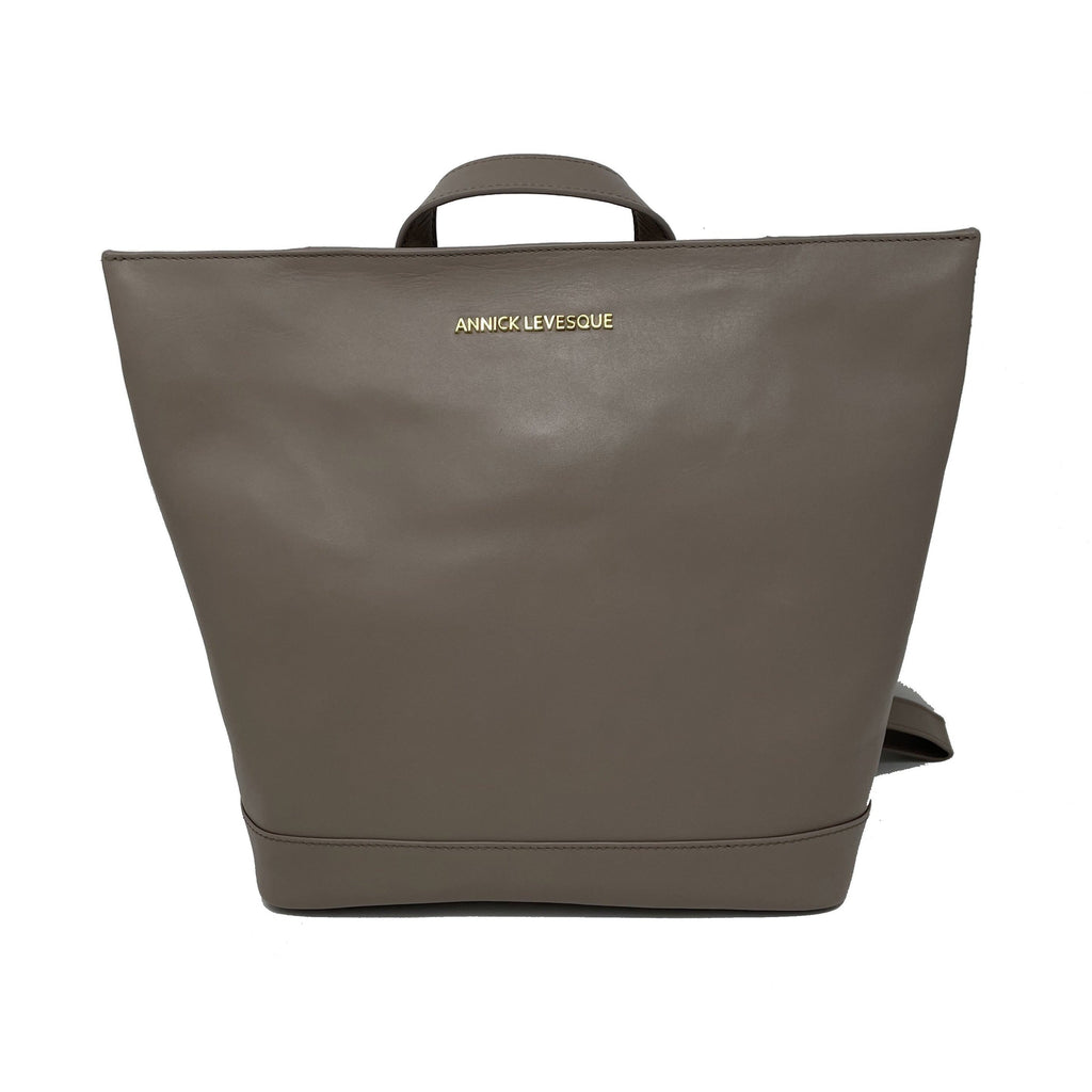 Sac à dos en Cuir Lore | Taupe