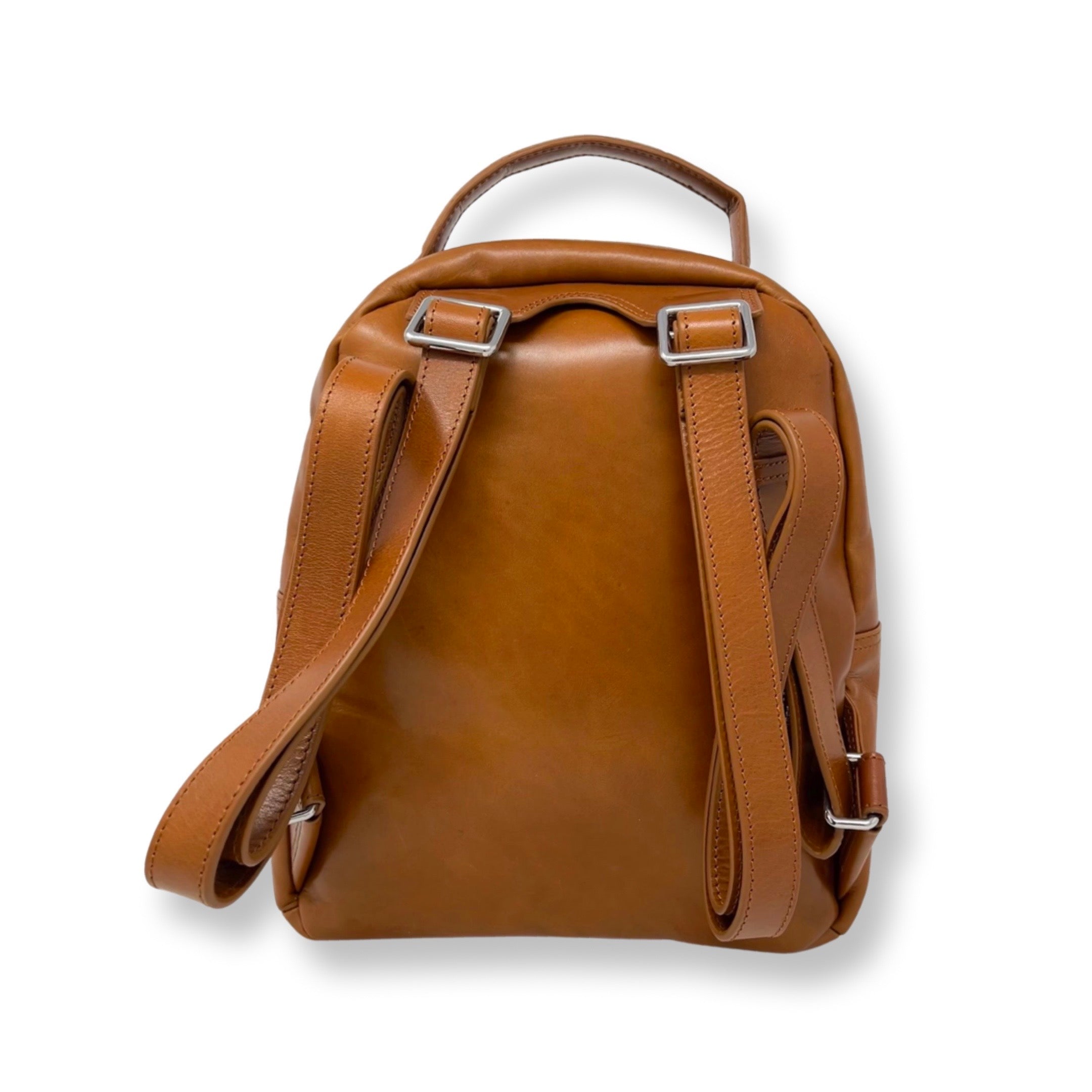Sac à dos en Cuir Cognac | Eve - PRÉCOMMANDE