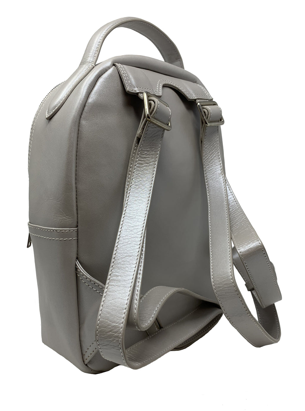 Sac à dos en Cuir véritable Perlé, Eve