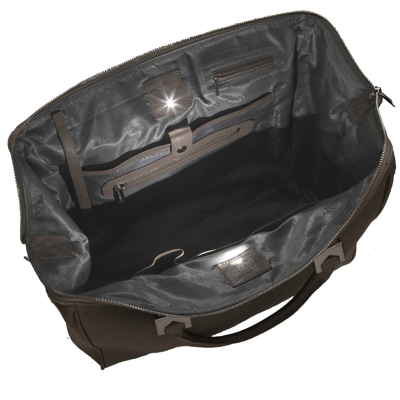 Sac à Main en Cuir Verni Noir Souple | Mona Moyen