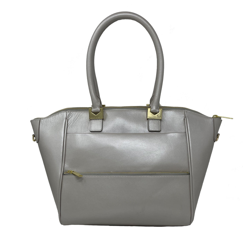 Sac à Main en Cuir Perlé | Mona Moyen