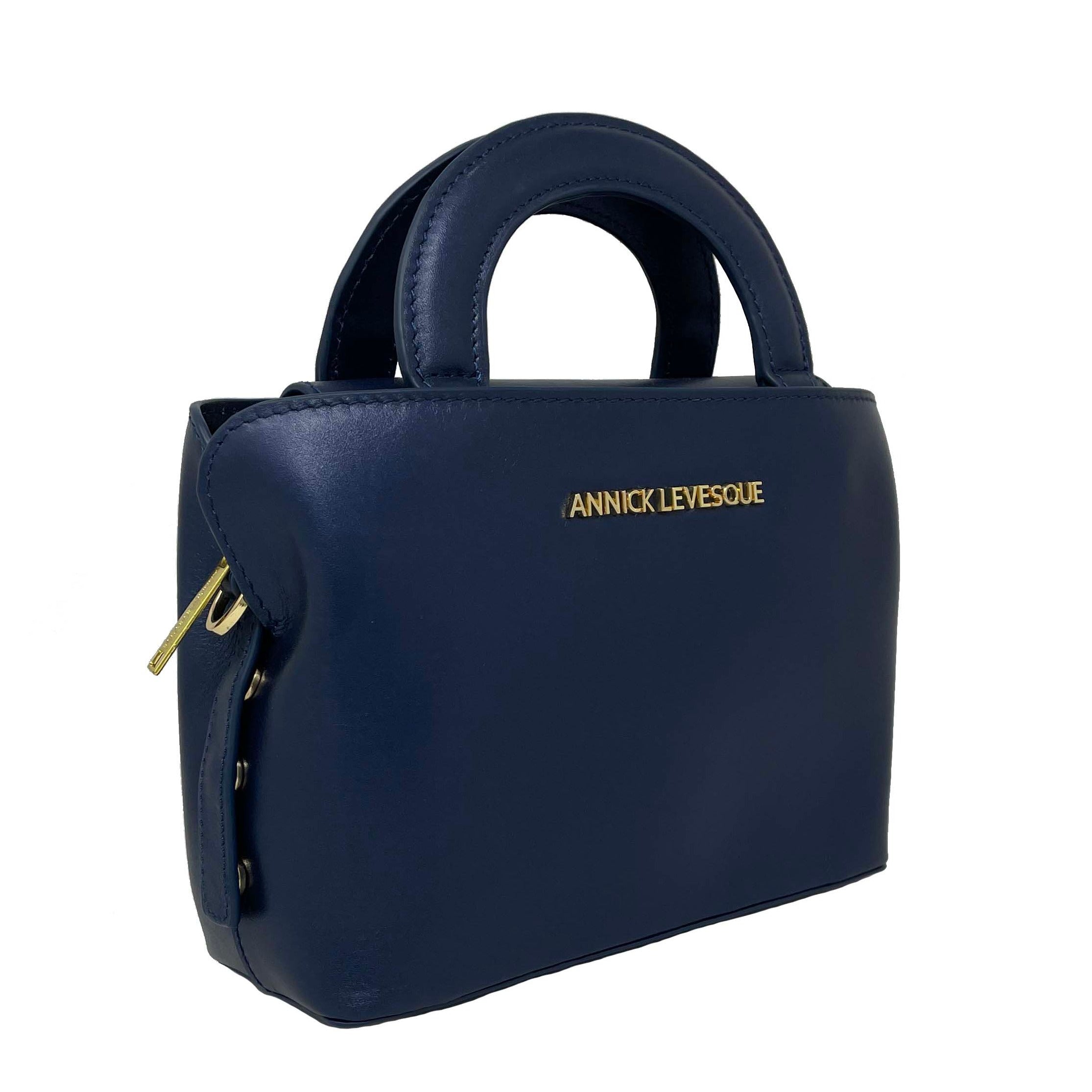Sac à main deux en un, bleu Marine | Clarence - PRÉCOMMANDE