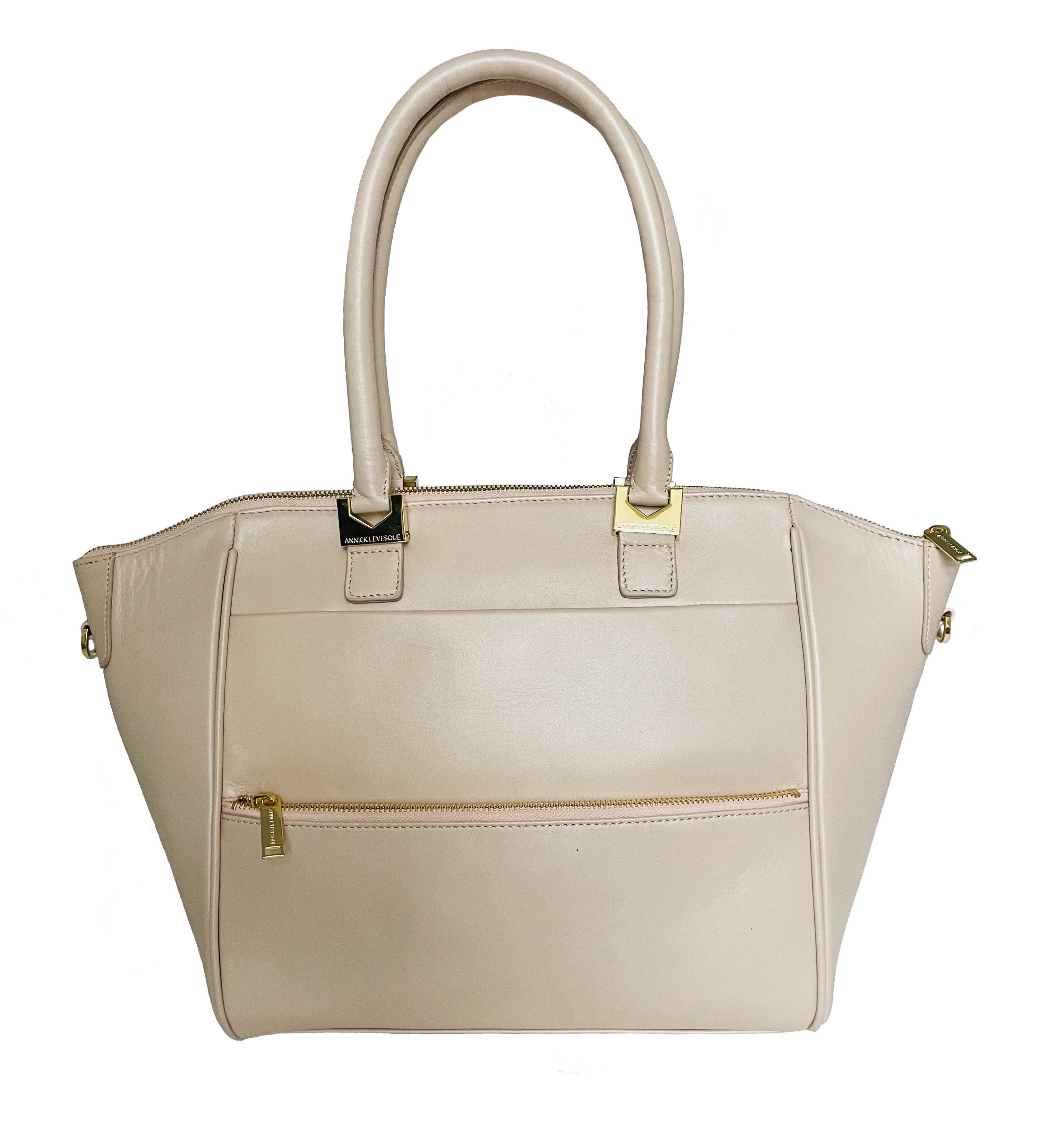 Sac à Main en Cuir rose blush | Mona Moyen