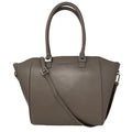 Grand Sac à Main en Cuir Taupe | Mona